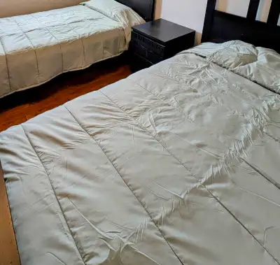 single beds duvets with 2 pillow covers, View more