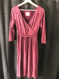 Anthropologie Red Wine Maeve Dress - Size Small