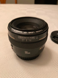 Canon EF 50mm F/1.4 USM Lens.