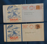 2 vintage envelopes-US 1941