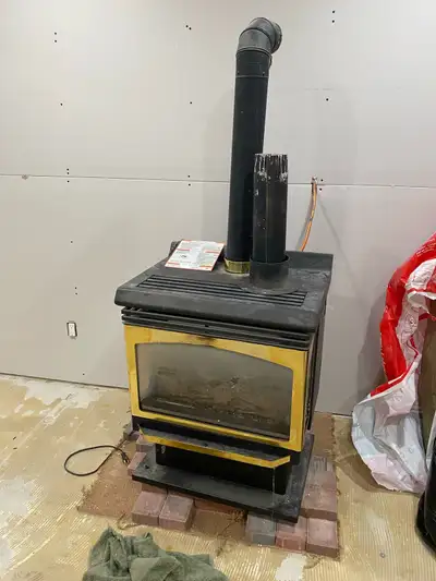 Gas Insta-Flame fireplace, View more