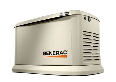 English to follow, 1. Génératrice de secours Generac de 22 kW alimentée par un moteur de 999 cm³ de...