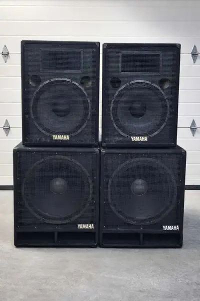 Yamaha S15E & SW118 Speakers, View more