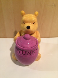 Ceramic Winnie the Pooh Jar with Lid (New)