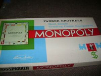 MONOPOLY 1961  PARKER BROTHERS  BOARD  GAME