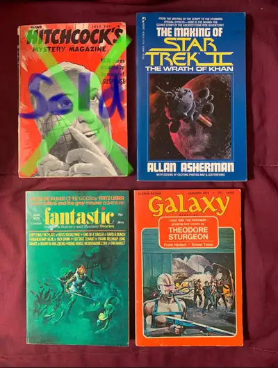 Vintage books ( Mystery , Sci-Fi ), View more