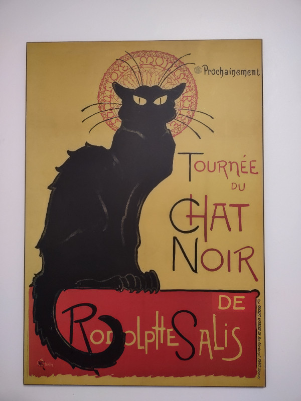Affiche vintage Tournée du chat noir dans Art et objets de collection  à Ville de Montréal