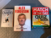 3 English Soccer Football Books