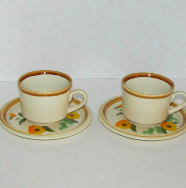 Mikasa The Flowers that Bloom in Spring Cup and Saucer X2 in Arts & Collectibles in North Bay - Image 3