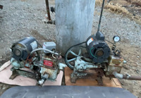 Two water pump and tank