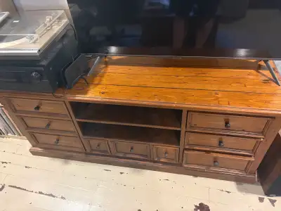 wood tv stand/ dresser, View more