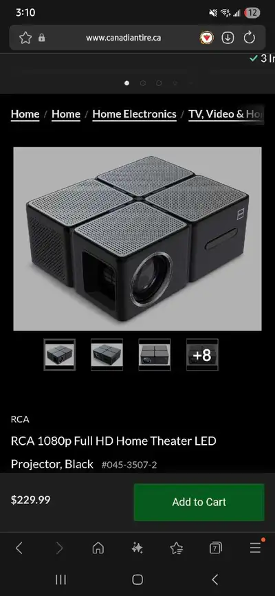Selling rca projector about 4 months old maybe has 10 hours on it was going to make a movie room but...