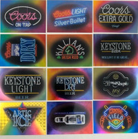 1996 Coors Bright Lights Card Set 