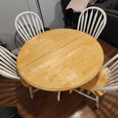 Dining Table and Chairs - extendable, View more