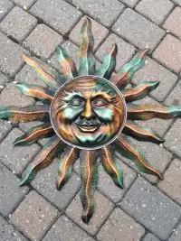 New Metal SUN Garden Decoration, 30 in,  $20