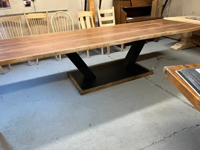 From Our Showroom This Live Edge Walnut Dining Table in Dining Tables & Sets in City of Toronto - Image 2