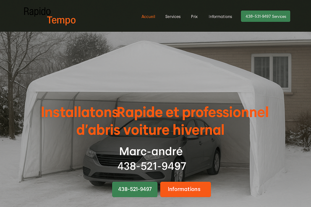 Installation abris auto in Other in City of Montréal - Image 2