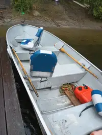 16 ft deep, aluminum boat, Sea Nymph , 30 hp evinrude, motor