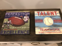 Decorative sports paintings