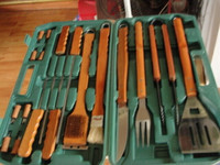 new 18 pc BBQ Tool Set