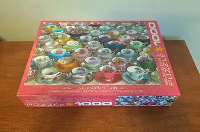 New puzzle Eurographics 1000 pieces tea cups hobby games, View more