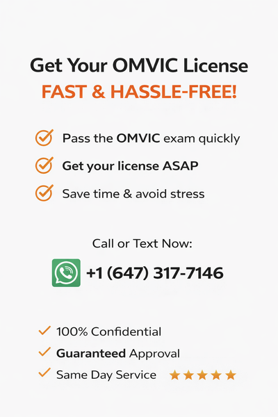 OMVIC Ontario – Pass Guaranteed or I Refund You, View more