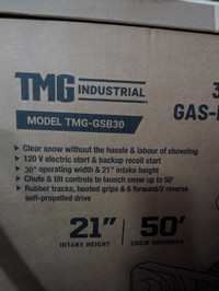 TMG Industrial Snow Blower