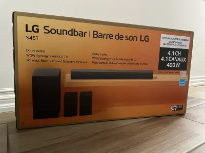 LG Soundbar S45T Brand New and Sealed, View more
