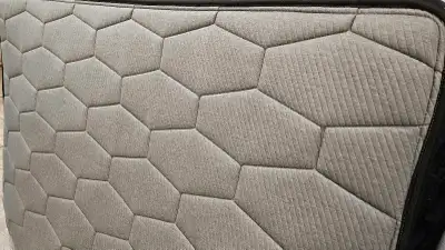 Queen headboard, twin headboard and Full mattress, View more