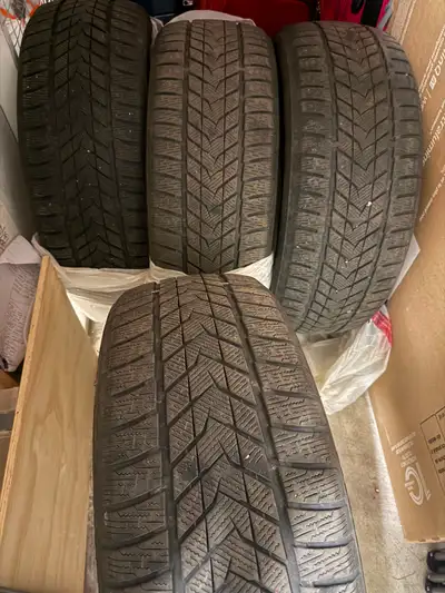 4 Winter tires( 255/45 R 19) used in Mitsubishi Outlander for only two winters. You can easily use t...