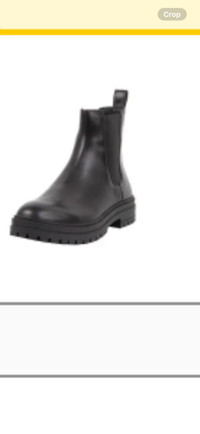 Steve Madden black boots, size 6