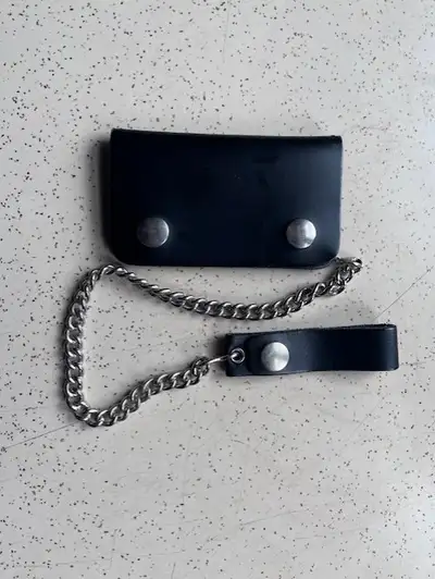 For Sale: New Motorcycle Credit Card Holder/Wallet with Chain Carry your credit cards and papers
