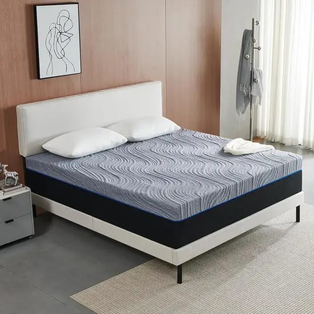 Rilelola 6 Inch Twin Mattress, Medium Firm Mattresses, 39x75x6" in Beds & Mattresses in City of Montréal - Image 4