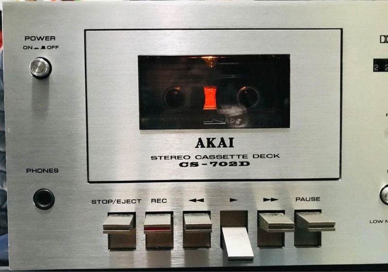 JAPAN HI FI RARE VINTAGE AKAI STEREO CASSETTE DECK CS702D Stereo