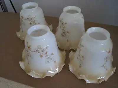 Divers Globes en Verre Eclairage / Assorted Fixture Lamp Shades, View more