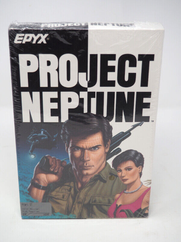 Atari ST Factory Sealed Project Neptune Game 1989 EPYX in Arts & Collectibles in St. Albert