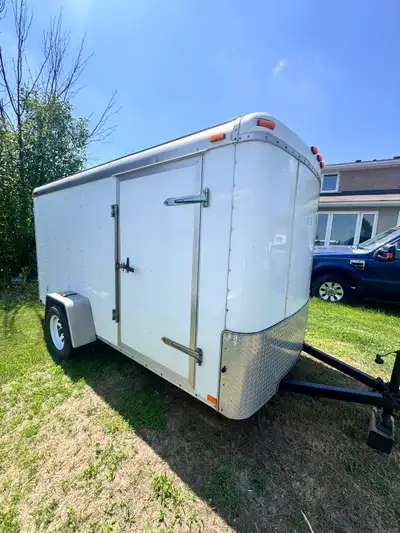 ENCLOSED TRAILER FOR SALE - Barn Door / Sideman - Size ‘6x’12 - 3500 Axles - “2 Towing Ball - Owners...