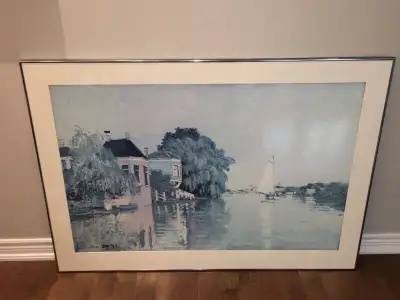 CLAUDE MONTE - Large Framed Landscaping Wall Art, View more