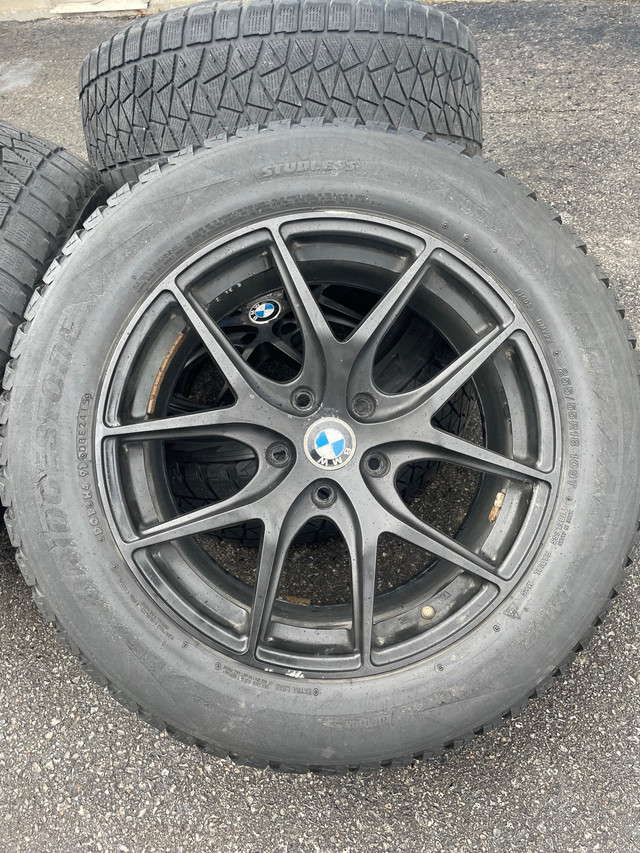 255/55/18 Bridgestone winters 5x120 alloys  in Tires & Rims in Mississauga / Peel Region - Image 2