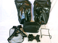 Ortlieb Panniers + backpack harness + trunk bag