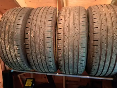 hydra edge tires set of 4 with alloy rims from an f150. lots of tread still--- 8/32 depth