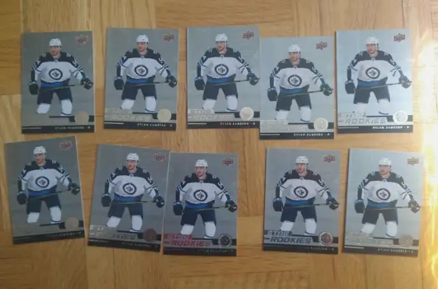 Lot of (10) Dylan Samberg 2022-23 Upper Deck Star Rookies Card63826838254593120