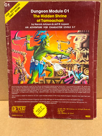 Dungeons & Dragons - Role Playing Game - Dungeon Module C1