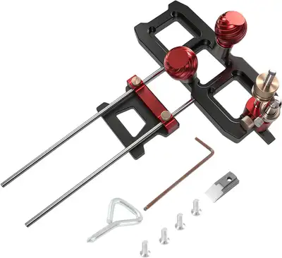 Woodworking Router Plane with Depth Adjustment, Stainless Steel, View more