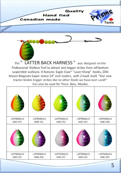Worm Harness or Float Rig or or Bottom Bouncers#4 Colorado Blade, View more
