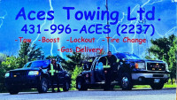 TOW TRUCK $80
Ph 4319962237
ACES TOWING LTD