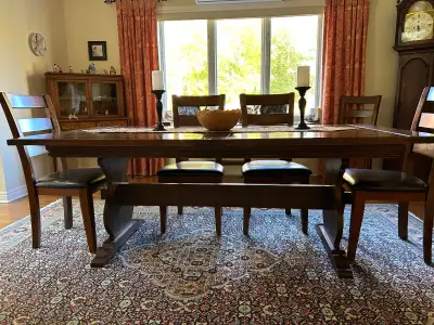 Dining Table & 8 Chairs. Solid Maple, View more