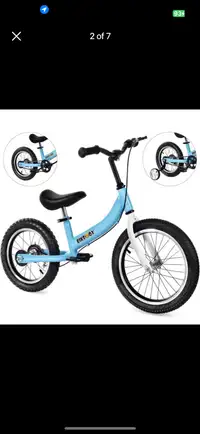14 “ BIKEBOY Balance Bike 2 in 1,The Dual Use of a Kids Balance 