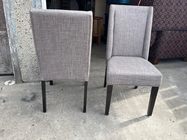 Two upholstered accent chairs  in Chairs & Recliners in La Ronge - Image 2