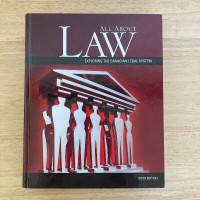*$39 Nelson ALL ABOUT LAW Textbook, FREE GTA Delivery